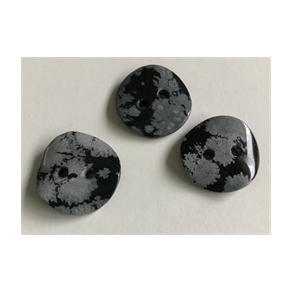 EDELSTEN 20mm - Snowflake Obsedian